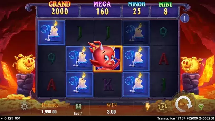 Devil Fire 2 vitória de 1150x com múltiplos retriggers de Free Spins
